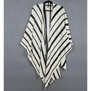 Torrid Poncho Sweater Womens One Size Striped Open Front Lightweight Layering